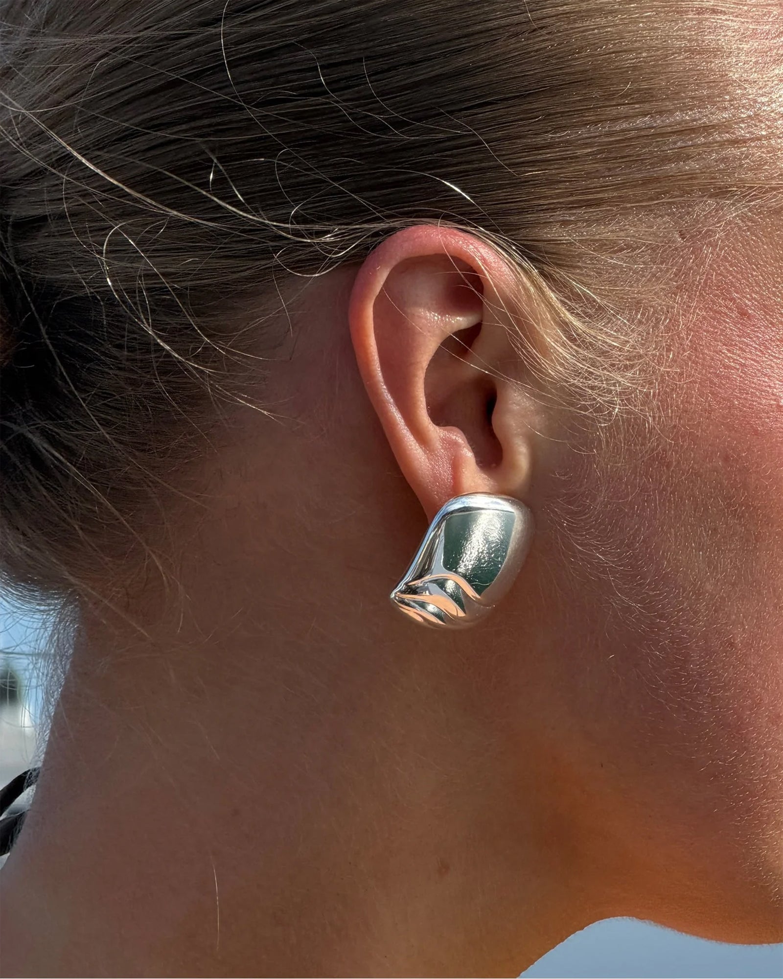 Jenny Bird-Rue Earrings-Earrings-Blue Ruby Jewellery-Vancouver Canada