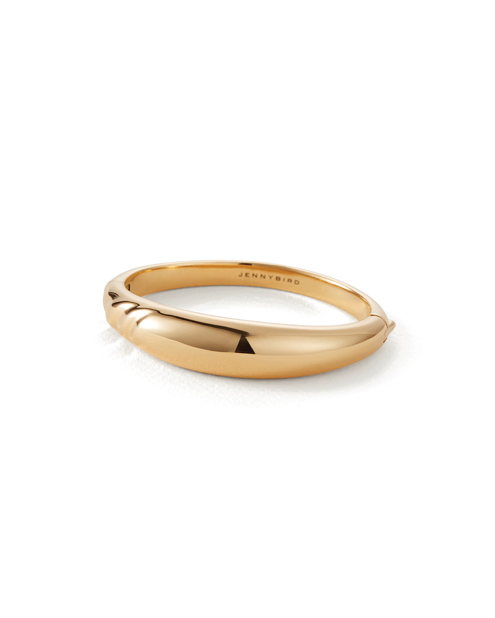 Nelle Bangle 14k Gold Dipped Brass / MED