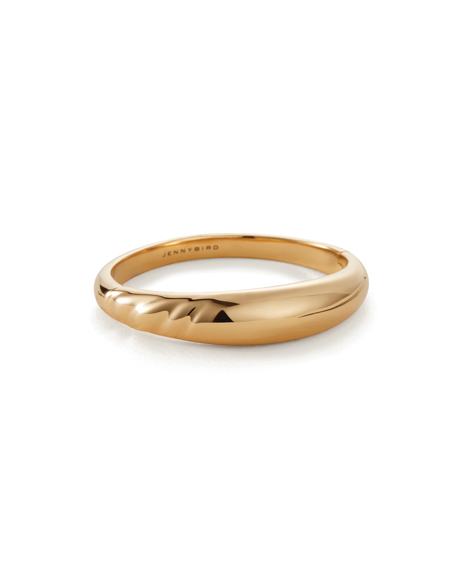 Nelle Bangle 14k Gold Dipped Brass / MED