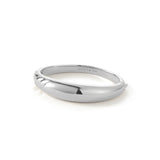 Nelle Bangle Silver Dipped Brass / MED