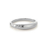 Nelle Bangle Silver Dipped Brass / MED