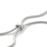 Rue Pendant Necklace Silver Dipped Brass
