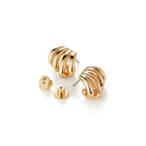 Monroe Earrings 14k Gold Dipped Brass