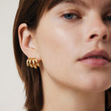 Monroe Earrings 14k Gold Dipped Brass