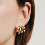 Monroe Earrings 14k Gold Dipped Brass