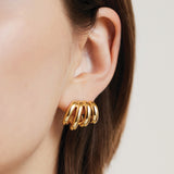 Monroe Earrings 14k Gold Dipped Brass