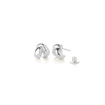 Beatrix Earrings Silver Dipped  Brass