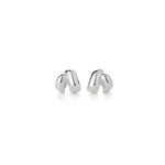 Beatrix Earrings Silver Dipped  Brass