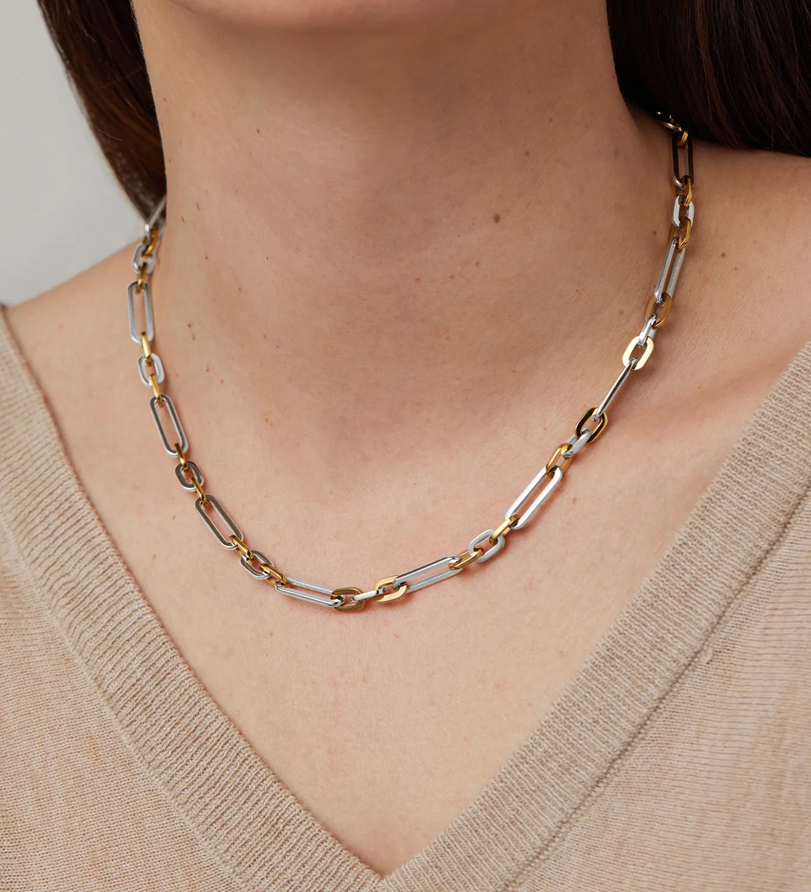 Mercer Chain 14k Gold Plated, Platinum Plated