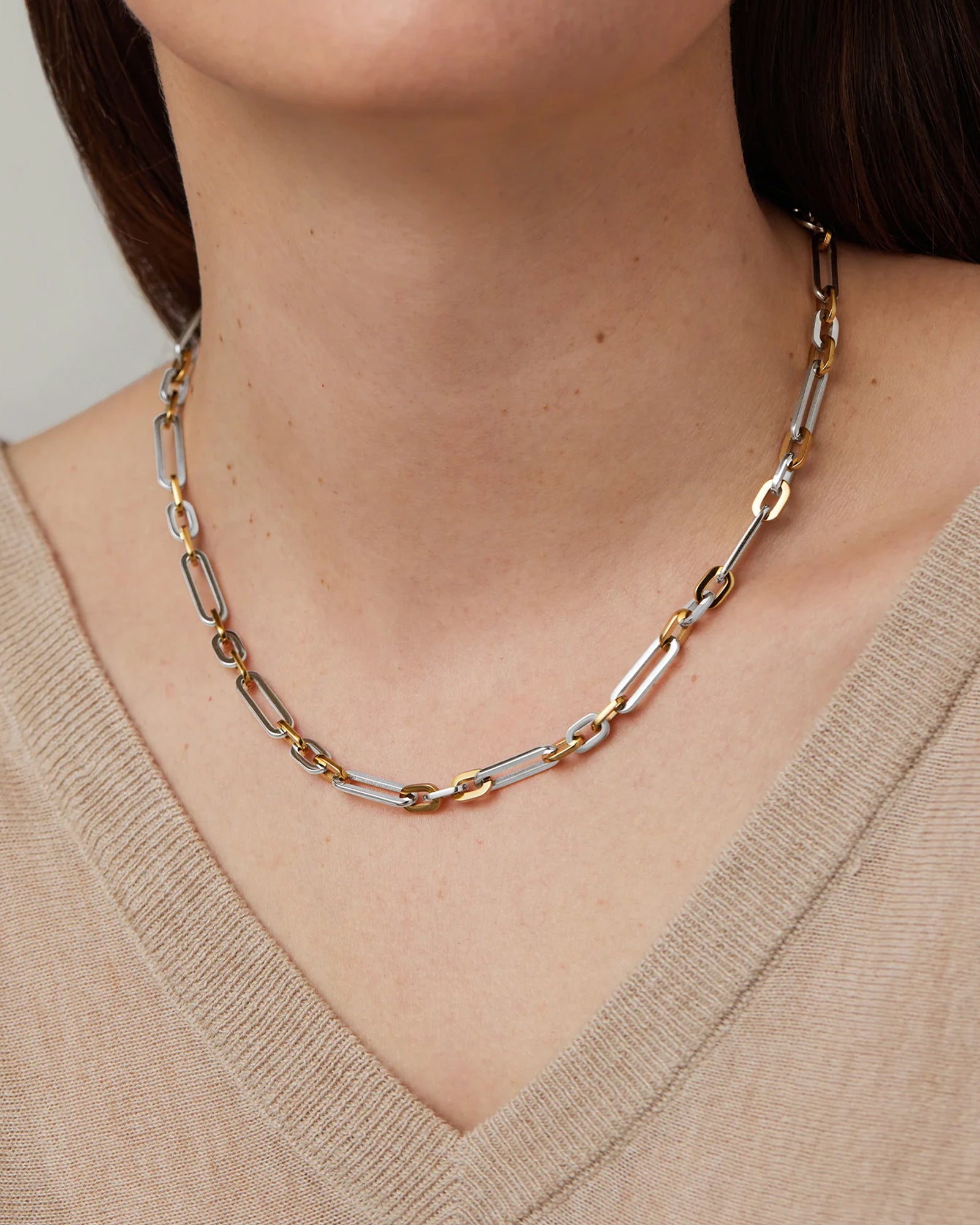 Mercer Chain 14k Gold Plated, Platinum Plated
