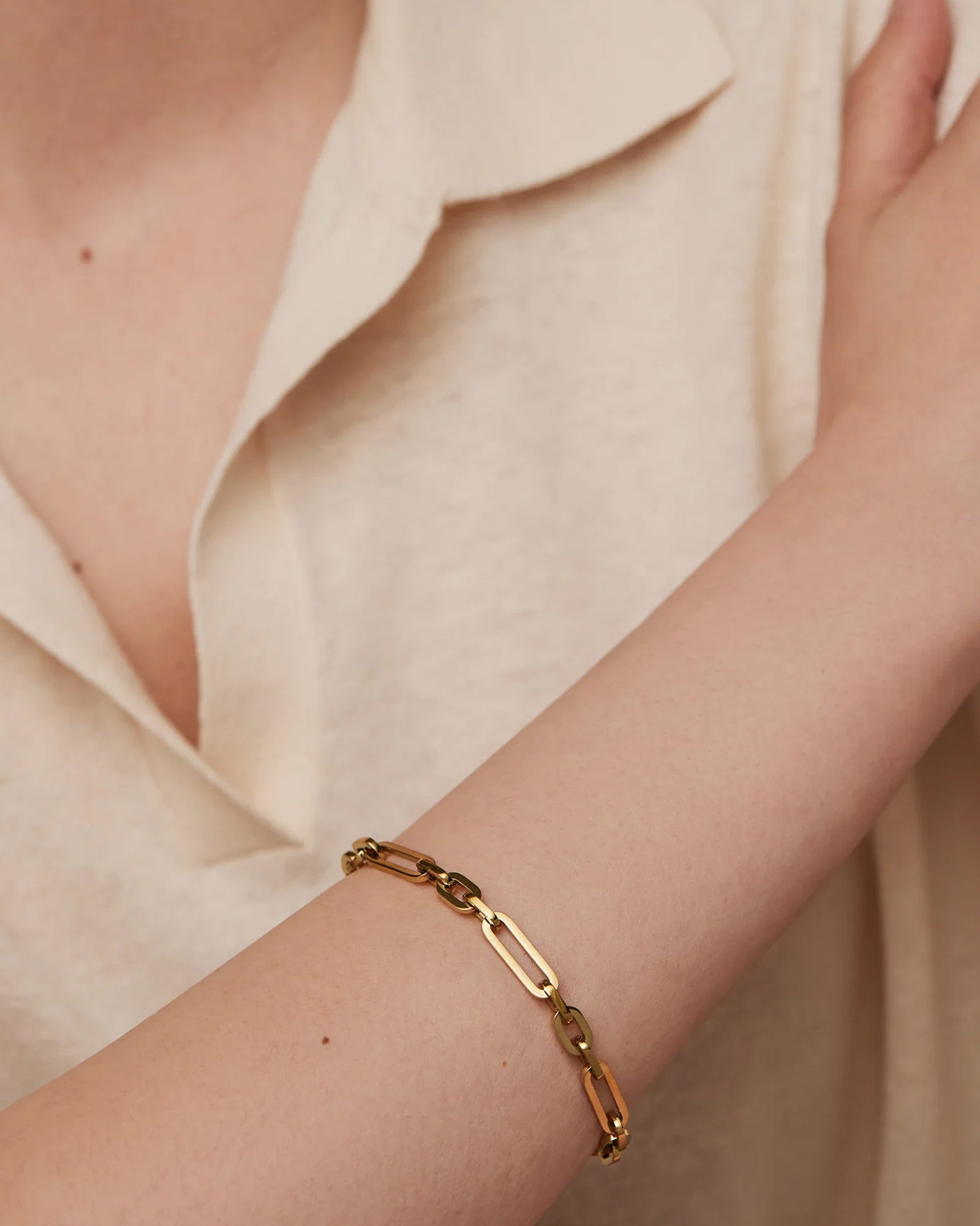 Mercer Bracelet 14k Gold Plated