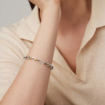 Mercer Bracelet 14k Gold Plated, Platinum Plated
