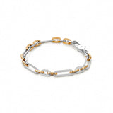 Mercer Bracelet 14k Gold Plated, Platinum Plated