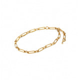 Slim Mercer Anklet 14k Gold Plated