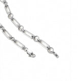 Slim Mercer Anklet Platinum Plated