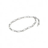 Slim Mercer Anklet Platinum Plated