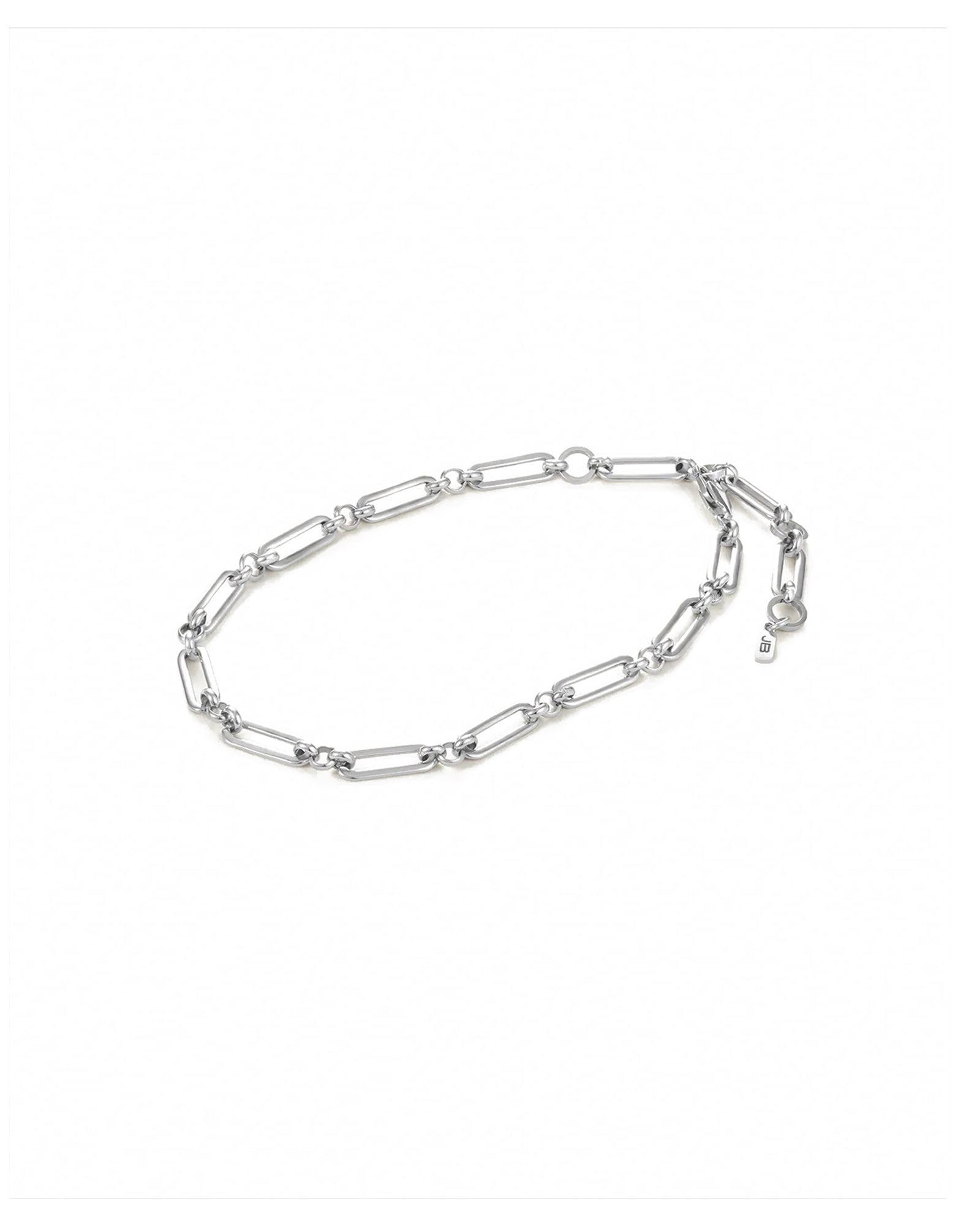 Slim Mercer Anklet Platinum Plated