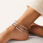 Kate Anklet Platinum Plated