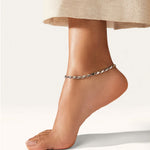 Kate Anklet Platinum Plated