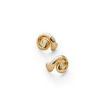 Jenny Bird-Small Gio Earrings-Earrings-14k Gold Dipped Brass-Blue Ruby Jewellery-Vancouver Canada