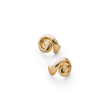 Jenny Bird-Small Gio Earrings-Earrings-14k Gold Dipped Brass-Blue Ruby Jewellery-Vancouver Canada