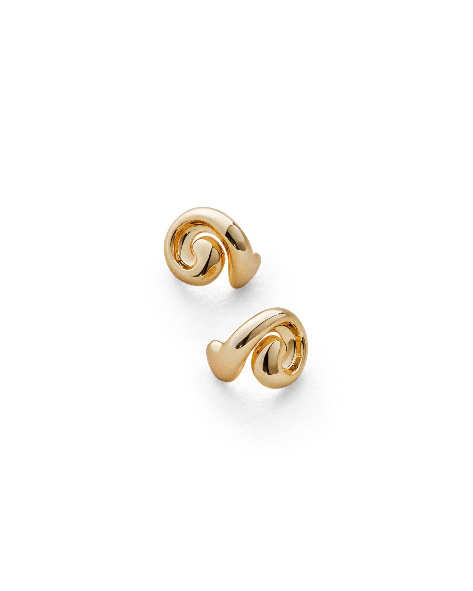 Jenny Bird-Small Gio Earrings-Earrings-14k Gold Dipped Brass-Blue Ruby Jewellery-Vancouver Canada