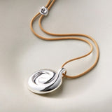 Nico Mirror Pendant Rope Necklace