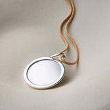 Nico Mirror Pendant Rope Necklace