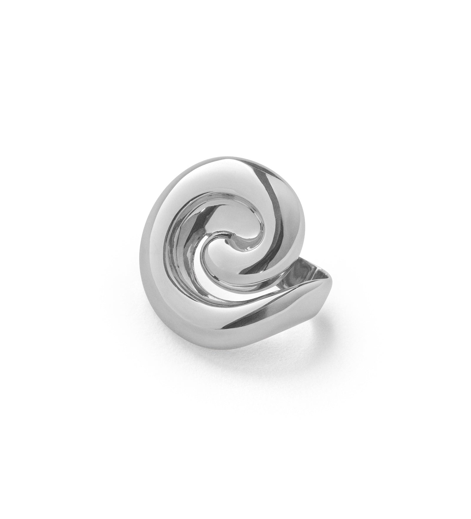 Jenny Bird-Renzo Double Ring-Rings-Silver Dipped Brass-SM-Blue Ruby Jewellery-Vancouver Canada