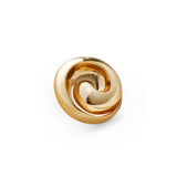 Jenny Bird-Renzo Brooch-Accessories-14k Gold Dipped Brass-Blue Ruby Jewellery-Vancouver Canada