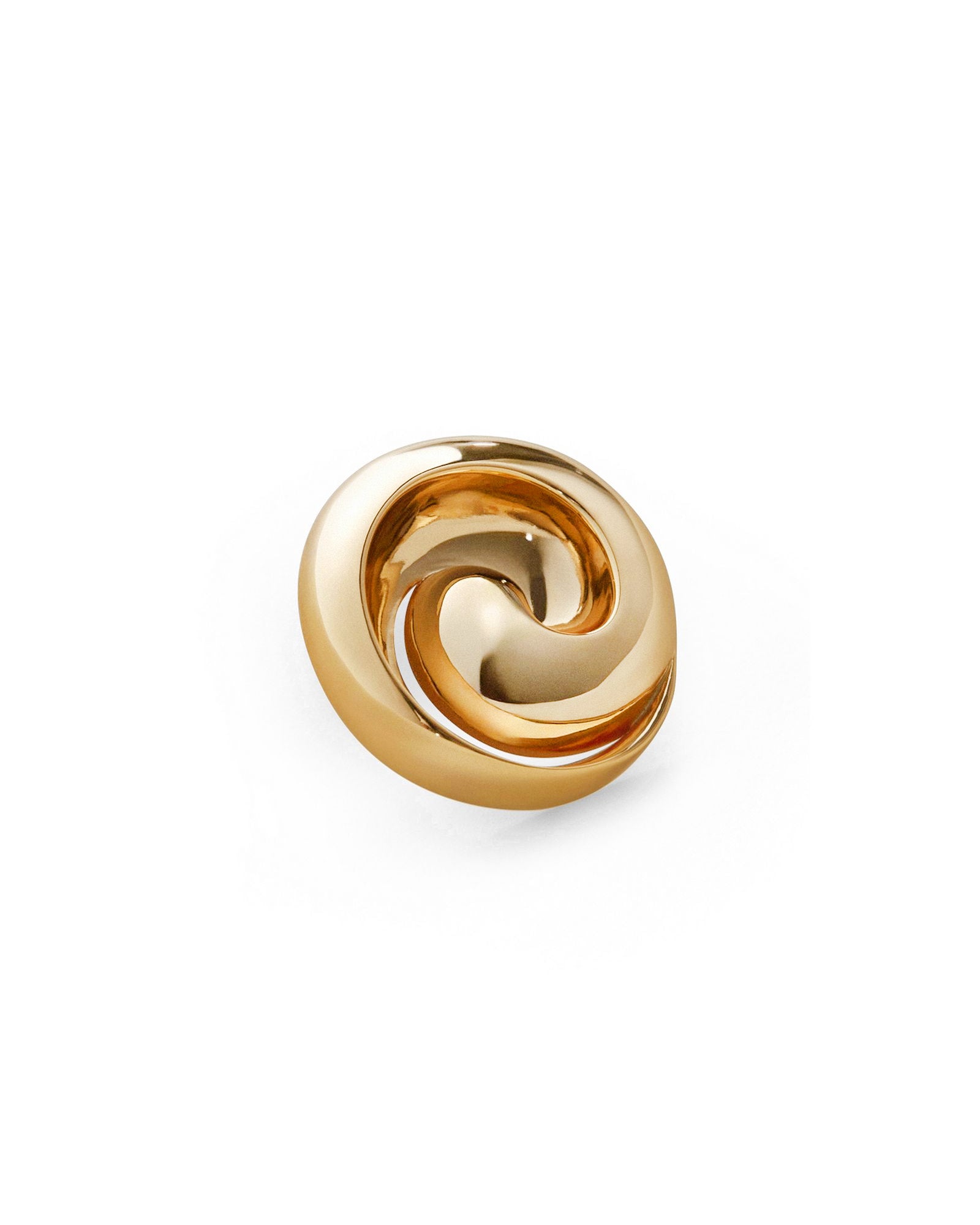 Jenny Bird-Renzo Brooch-Accessories-14k Gold Dipped Brass-Blue Ruby Jewellery-Vancouver Canada