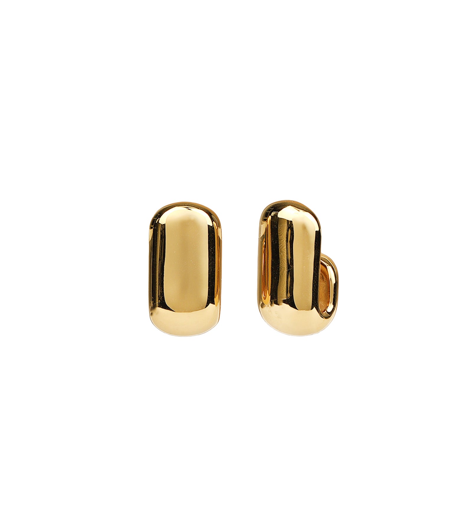 Jenny Bird-Leon Earrings-Earrings-14k Gold Dipped Brass-Blue Ruby Jewellery-Vancouver Canada