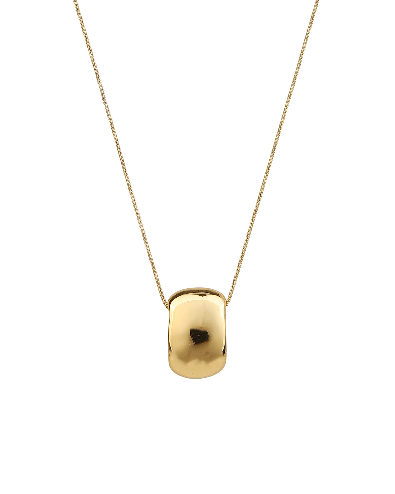 Jenny Bird-Leon Pendant Necklace-Necklaces-14k Gold Dipped Brass-Blue Ruby Jewellery-Vancouver Canada