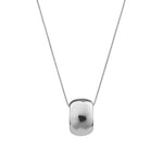 Jenny Bird-Leon Pendant Necklace-Necklaces-Silver Dipped Brass-Blue Ruby Jewellery-Vancouver Canada
