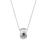 Jenny Bird-Leon Pendant Necklace-Necklaces-Silver Dipped Brass-Blue Ruby Jewellery-Vancouver Canada