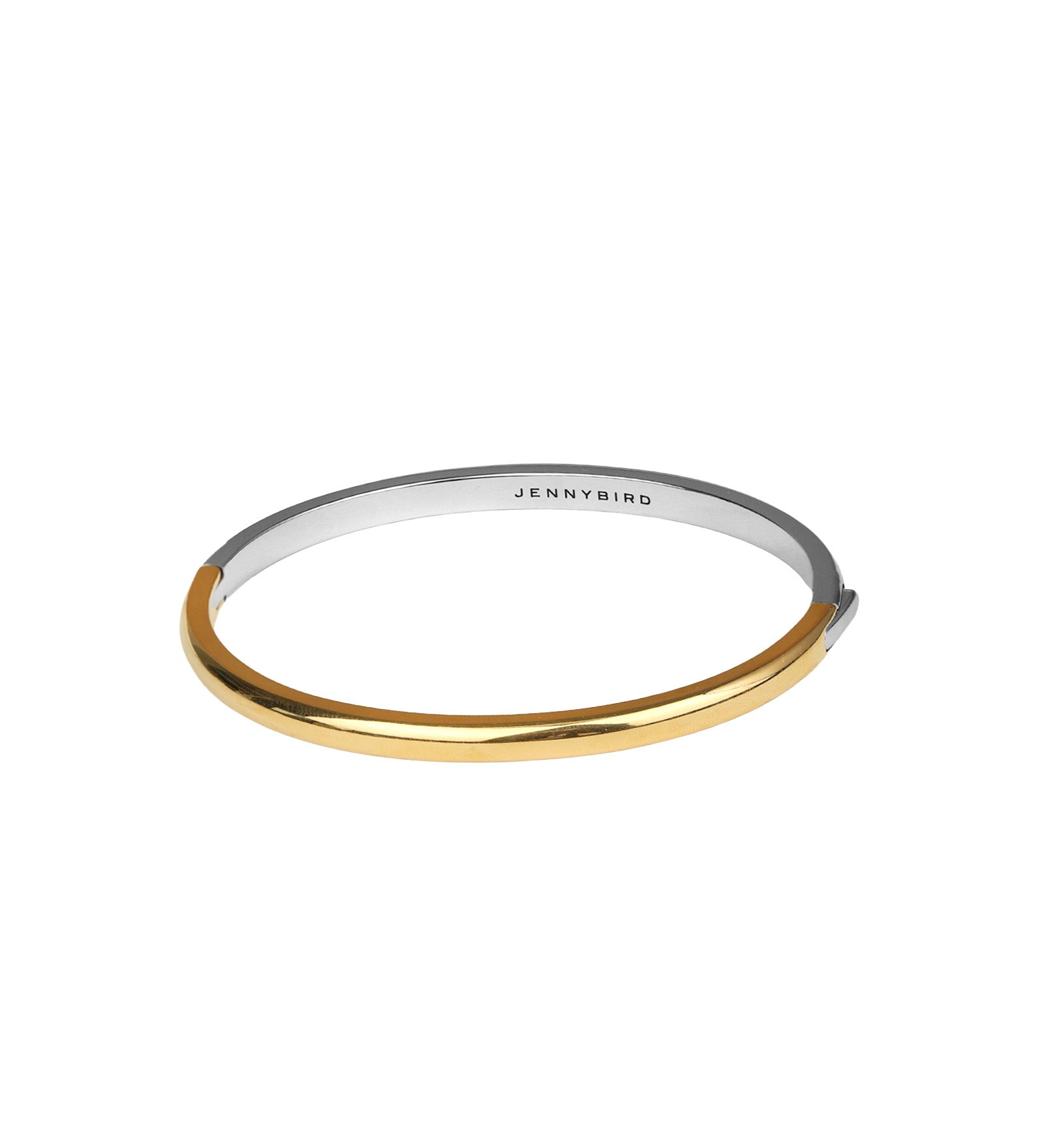 Jenny Bird-Remi Bangle-Bracelets-14k Gold Plated, Platinum Plated-MED-Blue Ruby Jewellery-Vancouver Canada