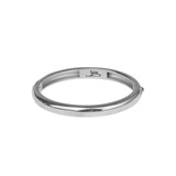 Jenny Bird-New Gia Bangle-Bracelets-Platinum Plated-MED-Blue Ruby Jewellery-Vancouver Canada