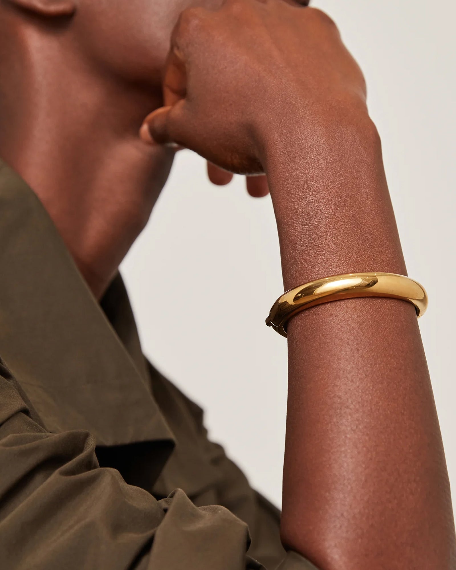 Jenny Bird-Gia Mega Bangle-Bracelets-Blue Ruby Jewellery-Vancouver Canada