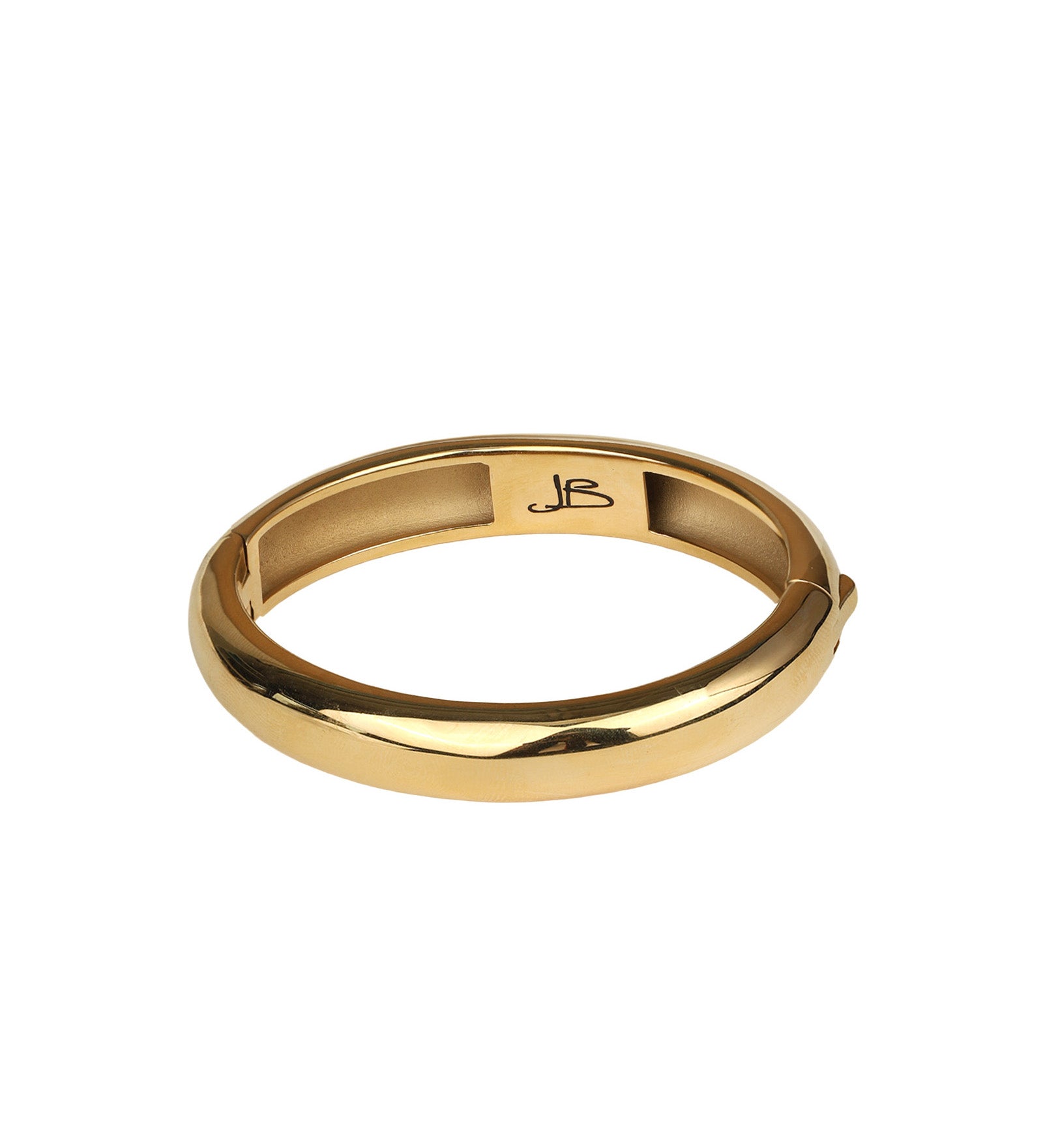 Jenny Bird-Gia Mega Bangle-Bracelets-14k Gold Plated-MED-Blue Ruby Jewellery-Vancouver Canada