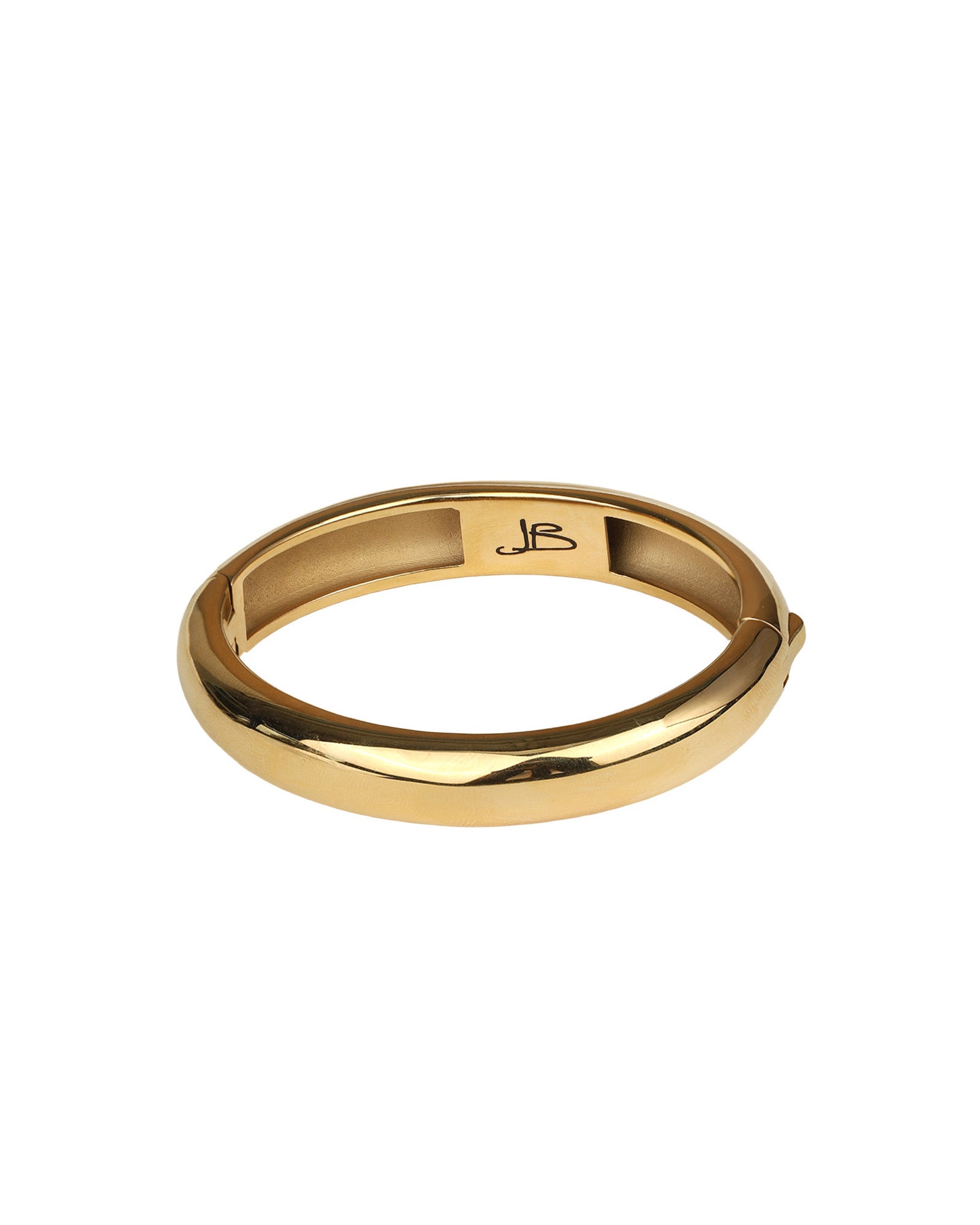 Jenny Bird-Gia Mega Bangle-Bracelets-14k Gold Plated-MED-Blue Ruby Jewellery-Vancouver Canada