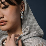 Juliette Earrings Sterling Silver, White Pearl