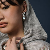 Juliette Earrings Sterling Silver, White Pearl
