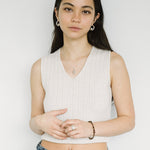 Luna Hoops Sterling Silver, White Pearl