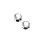 Baby Hazel Hoops Sterling Silver, White Pearl
