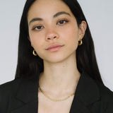 Kara Yoo-Baby Hazel Hoops-Earrings-Blue Ruby Jewellery-Vancouver Canada