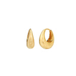 Kara Yoo-Baby Hazel Hoops-Earrings-14k Gold Plated-Blue Ruby Jewellery-Vancouver Canada