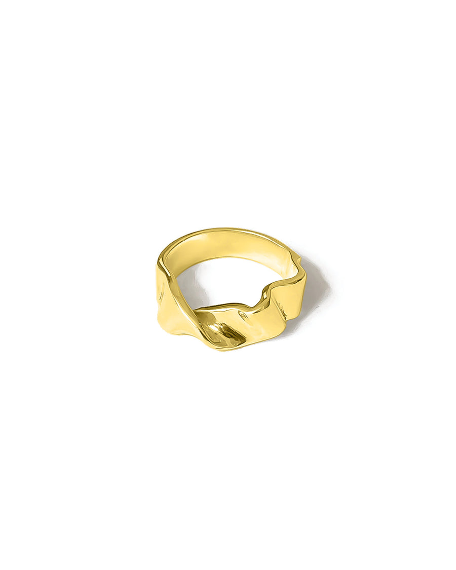 Juliette Ring 14k Gold Plated, White Pearl / 5