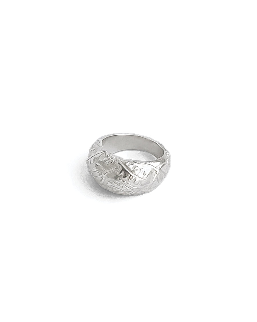 Seawood Dome Ring Sterling Silver, White Pearl / 6