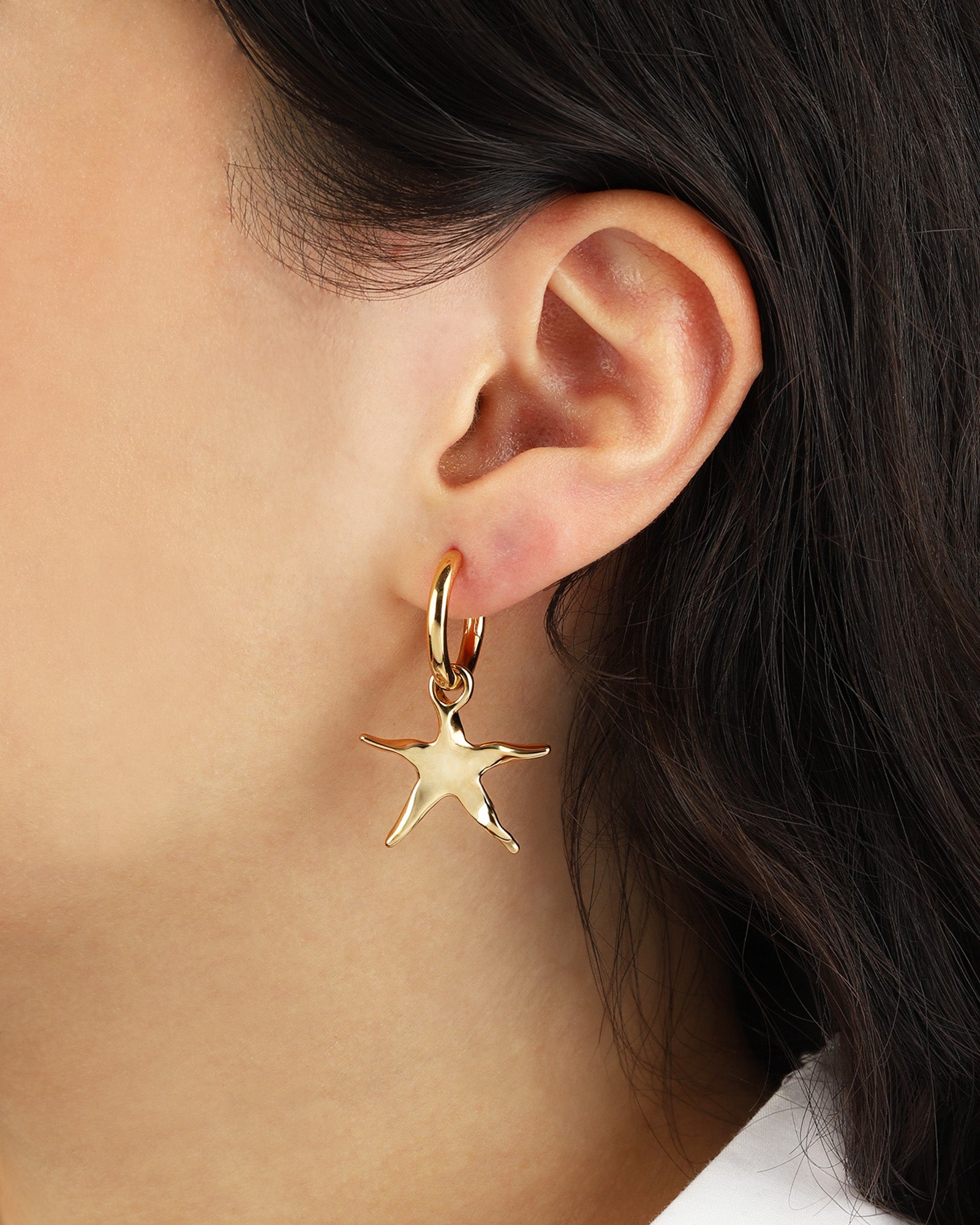 Kara Yoo-Estelle Hoops-Earrings-Blue Ruby Jewellery-Vancouver Canada