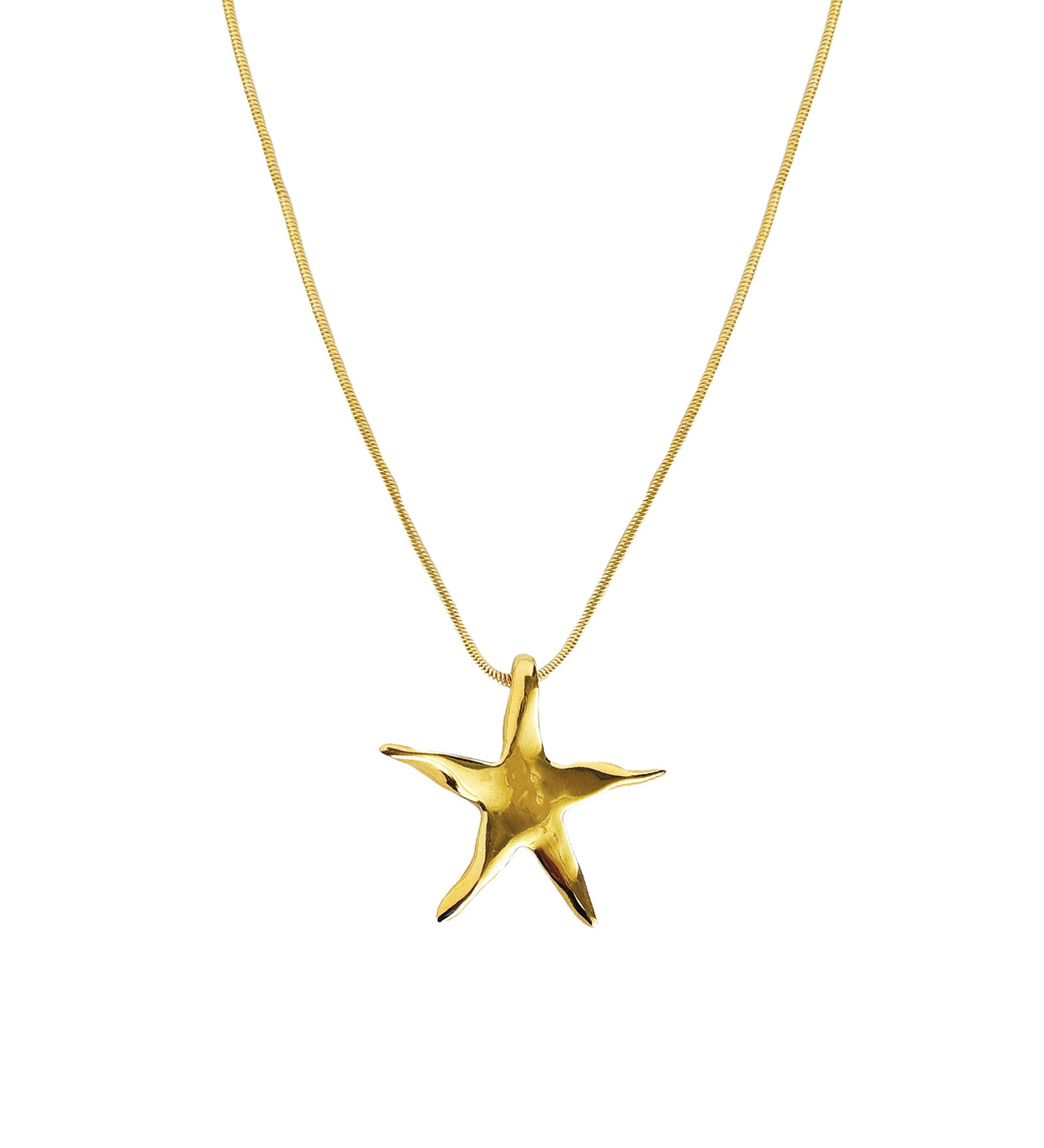 Kara Yoo-Estelle Necklace-Necklaces-14k Gold Plated-Blue Ruby Jewellery-Vancouver Canada